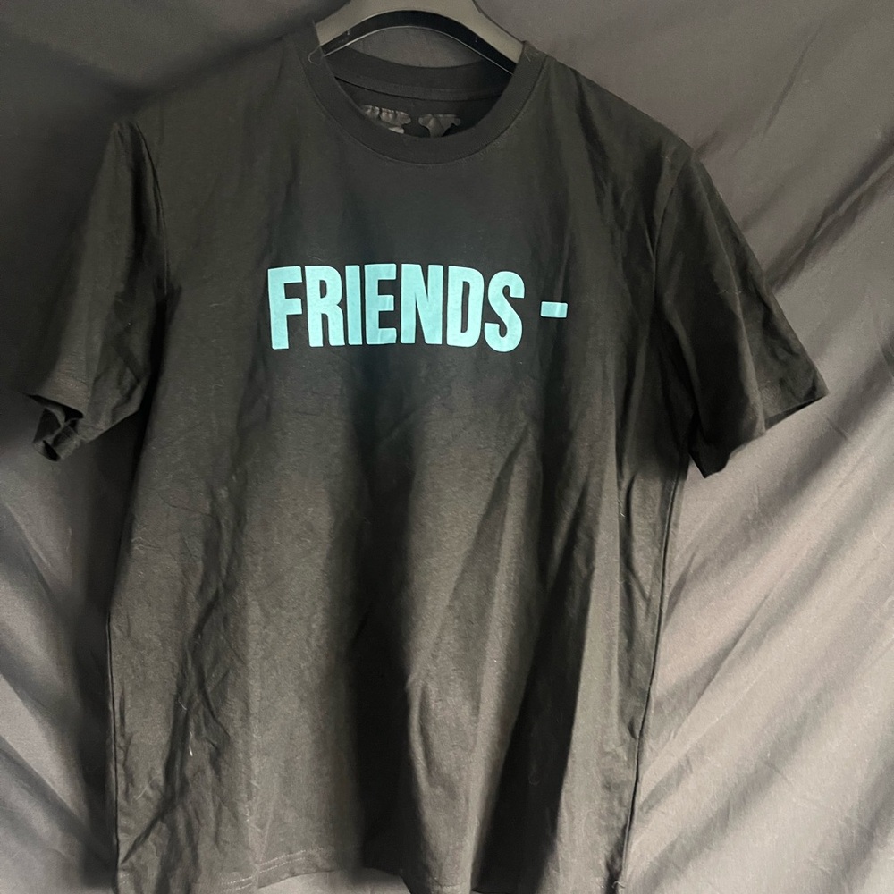 Black and Baby Blue Large Vlone T-Shirt